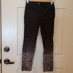 Hudson Leopard jeans size 12